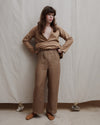 BASERANGE Linen Drawstring Lounge Pants TRDO Collection Made in Portugal BAS-TRDO-SL-000-OCULAR